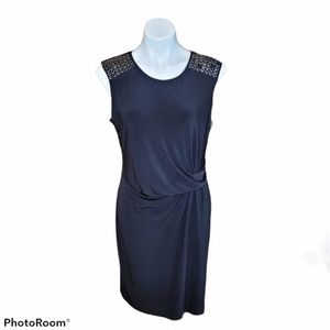 Karl Lagerfeld Evening Bodycon Faux Wrap Dress L